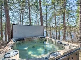 Quiet Waterfront Cabin w/ Dock, Game Room, Hot Tub