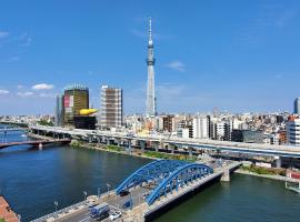 Hotel Wing International Select Asakusa Komagata, hotel Aszakusza környékén Tokióban