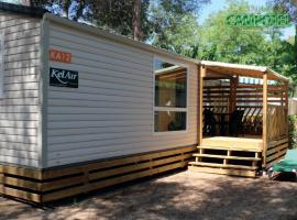 Mobile Homes by KelAir at Castell Montgri, campsite in Torroella de Montgrí