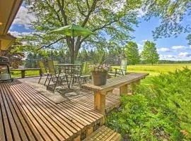 3 Mi to Silver Lake Traverse City Home with Deck