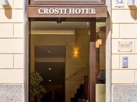 Viesnīca Crosti Hotel rajonā stacijas Termini apkārtne, Romā