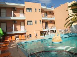 Emilia Hotel Apartments, cheap hotel in Rethymno Town