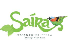 Saíra Recanto de Serra، فندق يسمح بالحيوانات الأليفة في مولونجو