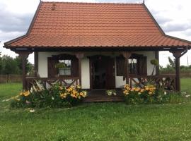 Domek całoroczny na Kaszubach "Kołowrót" – hotel dla rodzin w mieście Dziemiany