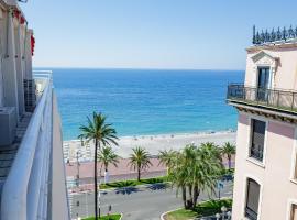 Renovated Apartment with Balcony & Side Sea View 25 bis Promenade des Anglais, hotel v destin&aacute;cii Nice