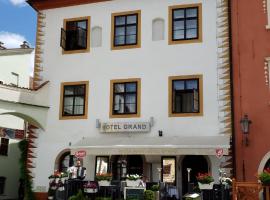 Hotel Grand, hotel Český Krumlovban