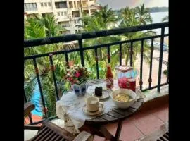 Apartemen Marbella anyer tower sadewa lt 5 view kolam renang & laut