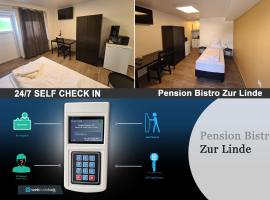 Pension Bistro Zur Linde, hotel di Heßdorf