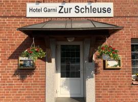 Hotel Zur Schleuse (Garni) – tani hotel w mieście Olfen