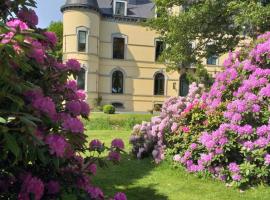 Château Les Tourelles, nakvynės su pusryčiais namai mieste Bertriksas