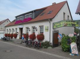 Gasthaus und Pension Zum Biber, хотел с паркинг в Steckby