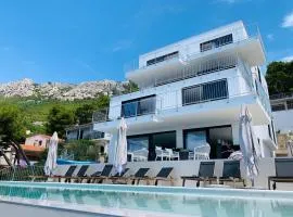 Villa Colomba a luxury villa in Brela, seafront