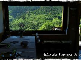 Viesnīca B&B Alla Fontana pilsētā Lozio
