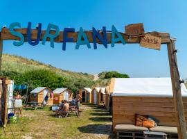 Surfana Beach camping hostel Bed & Breakfast Vlieland, cheap hotel in Vlieland