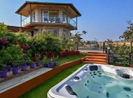 StayVista's Ora Indulgent Living - Valley-View, Couple-Friendly Villa with Outdoor Jacuzzi - Romantic Getaway