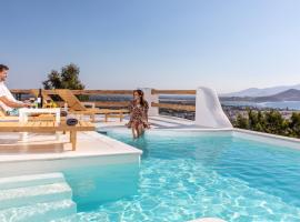 Nèsoi Villas Naxos: Nakşa Chora, Moni Chrysostomou yakınında bir otel