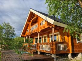 Salmon, cottage in Utsjoki