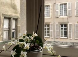 Studio dans une grande maison médiévale au centre historique de Laval, hotel in Laval