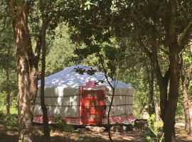 Moulin de la Buade, luxury tent in Termes