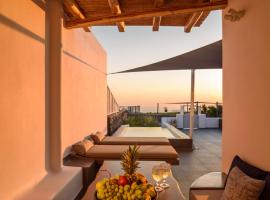 Soil of Sun Luxury Villas, viešbutis mieste Megalokhoris, netoliese – Santorinio uostas
