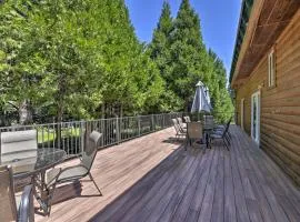 Secluded Camp Connell Home with Deck and Fireplace!