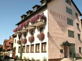 Zemu izmaksu kategorijas viesnīca Hotel Ebner pilsētā Bādkēnigshofene Grābfeldē
