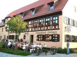 Gasthaus Dollinger, privatni smještaj u gradu 'Dinkelsbühl'
