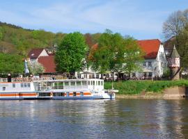 Zum Weserdampfschiff, hotel v destinaci Bad Karlshafen