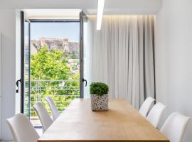 NS PLACE Modern Apartment Acropolis view, viešbutis Atėnuose, netoliese – Atėnų antikinė agora