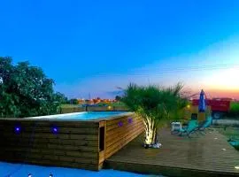 Studio charmant à Saint-Jory, 25 m², piscine partagée