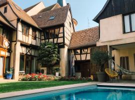 Maison d'hôtes La Rose d'Alsace, hotel v destinaci Rosheim