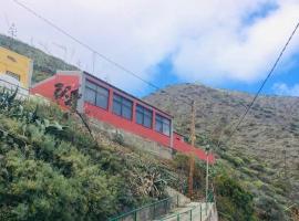 CASA EN LA PLAYA DE VALLEHERMOSO, ISLA DE LA GOMERA, hótel í Vallehermoso