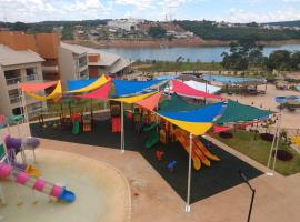 Ilhas do Lago Eco Resort, paplūdimio viešbutis mieste Kaldas Novasas