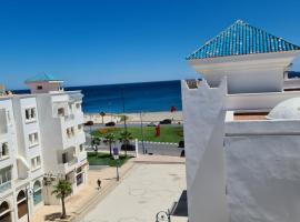 Residence AL Massira CGI Fnideq plage, cheap hotel in Fnidek