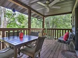 Cozy Smoky Mtn Retreat on River with Fire Pit and Deck