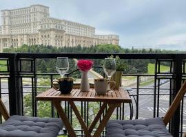 New Luxury Flat in front of the Parliament at Unirii, hotel a Parlament Palotája környékén Bukarestben