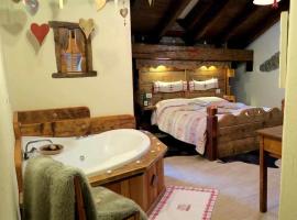 Romantica suite con vasca idromassaggio, hotel di Aosta