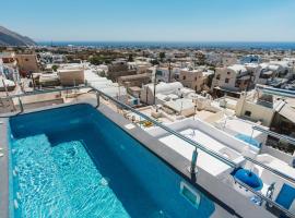 Lux house with outdoor jacuzzi and sea view in Santorini – hotel w mieście Emporio