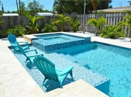 Private heated pool , resort style home , minutes from the beach