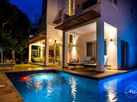 Puerto Morelos, Villa Mimi, Private Pool – hotel w mieście Puerto Morelos
