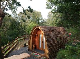 Owl Hut Cosy Ensuite Pod Snowdonia Coast Sleeps 2, luxury tent in Dolgellau