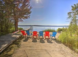 Lakefront Interlochen House with Dock and Kayaks!, hotel in Interlochen