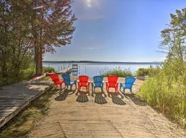 Lakefront Interlochen House with Dock and Kayaks!