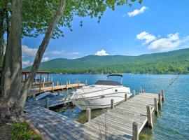 Waterfront Home on Lake George with Boat Dock!, hotel in Queensbury