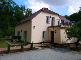 Haus Waldidyll, хотел близо до Lessingmuseum Kamenz, Lauta