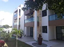 Apartamento quarto e sala com varanda no ILOA Residence a 10 Km da Praia do Frances e 12 Km da Praia do Gunga