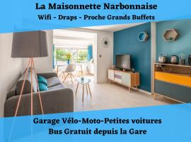 La Maisonnette Narbonnaise (Proche Grands Buffets), hôtel à Narbonne