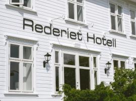 Rederiet Hotel, hotel v mestu Farsund
