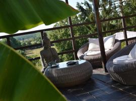 Le Cottage Belmontais, maison individuelle, vue panoramique sur la rivi&egrave;re