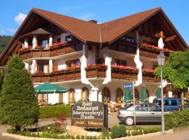 Hotel Schwarzenbergs Traube, viešbutis mieste Glotertalis
